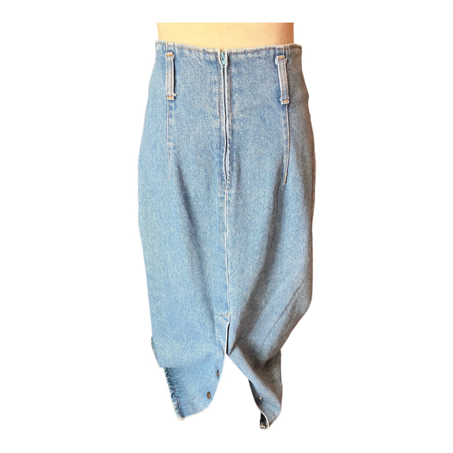 No Boundaries Blue Jean Skirt