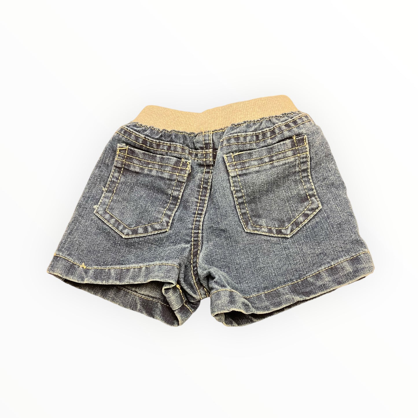 Circle Blue Jean Shorts