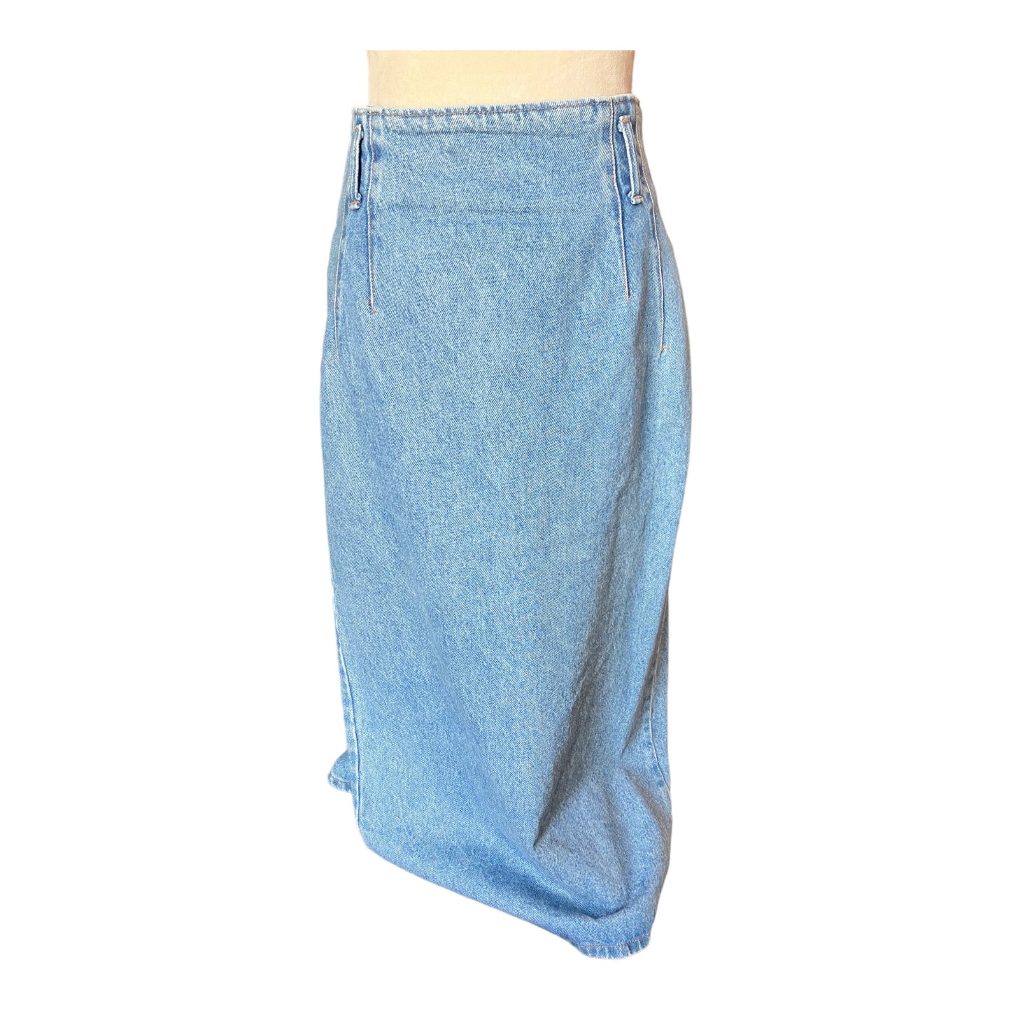 No Boundaries Blue Jean Skirt