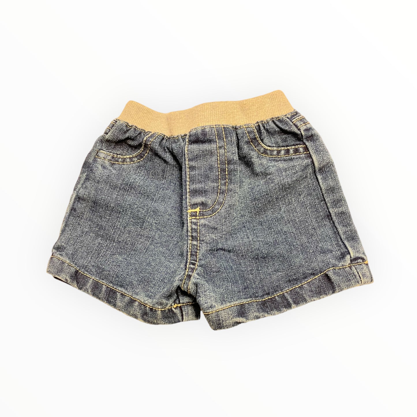 Circle Blue Jean Shorts