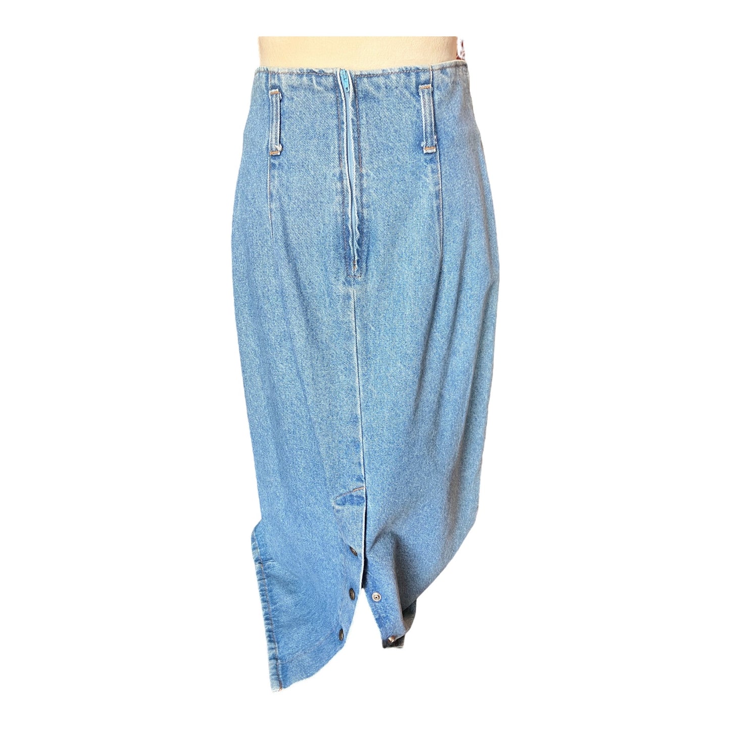 No Boundaries Blue Jean Skirt